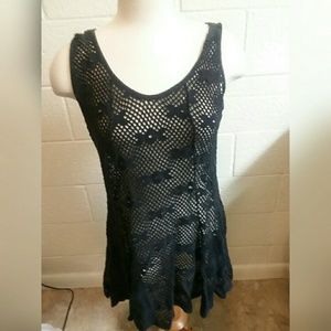 Netted bathing suit  cover up